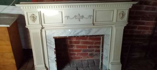 antique fireplace surround